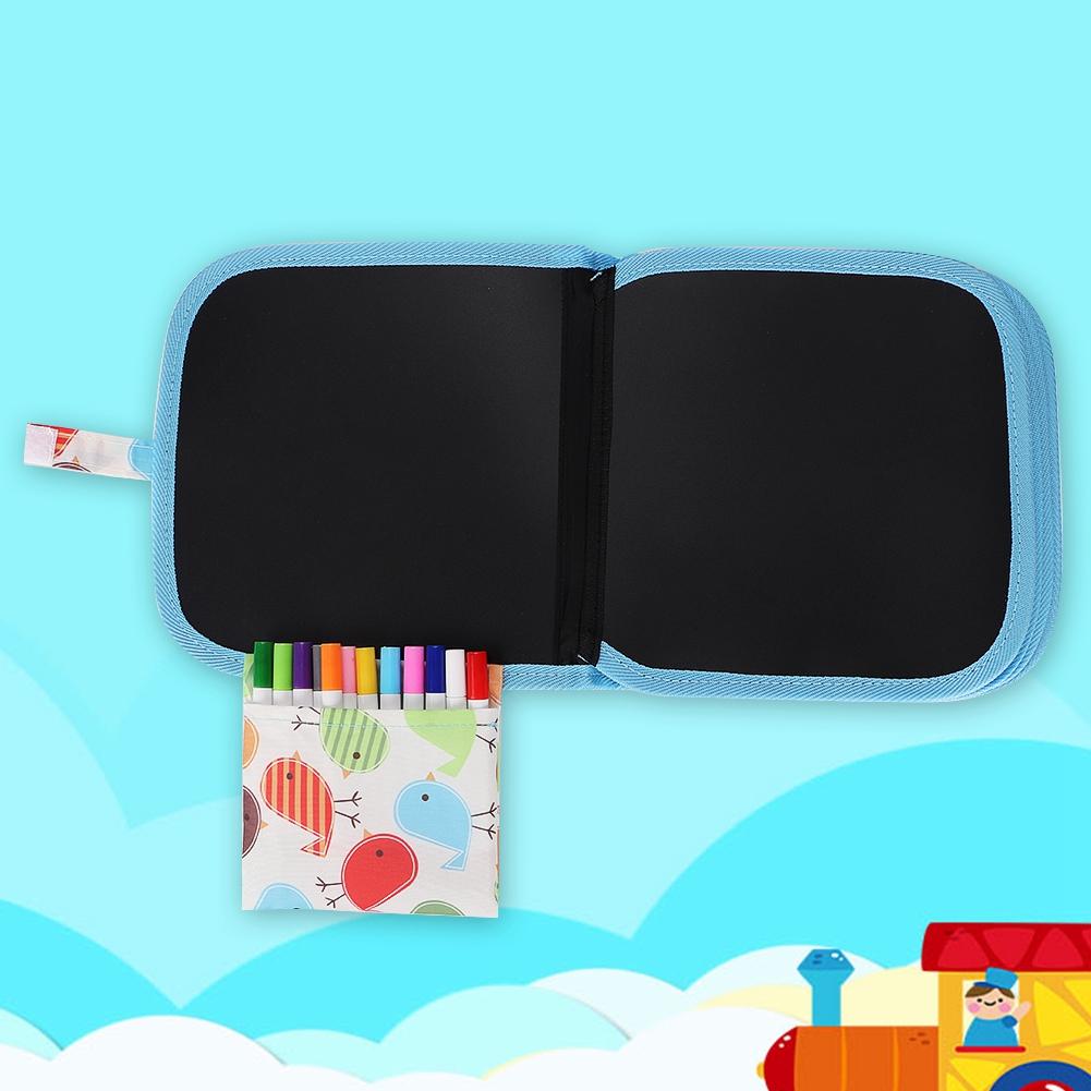 Детская портативная окрашенная многоразовая салфетка без следов акварельная ручка доска для рисования(Крышка для птиц)