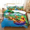 Winnie The Pooh Piglet Honey Pot Cartoon Duvet Cover Set HD Comforter Cover for Kids Bedding Sets Bedclothes Bedroom Decor
