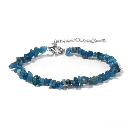 Women Bracelet Irregular Beads Decor Adjustable Length Non-fading Bracelet Wrist Jewelry Versatile
