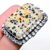 Dalmation Jasper Handmade 925 Sterling Silver Jewelry Ring Size 6.5 S1v51
