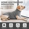 Stretchy Pet Dog Warm Vest High Neck Pet Home Apparel Wear-Resistant Dog Pajamas  Home Sleeping