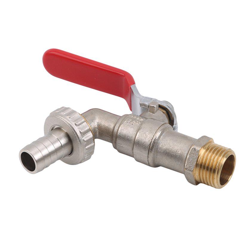 Basin 1/2 Inch Lever Garden Water Taps Tap Connectors 1Pc Home Turn Off/ On Brass Faucet