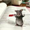 Плюшевая кукла-мышь, набитая игрушка, милая забавная фигурка животного, кукла с встроенным скелетом, новинка, подарки на день рождения