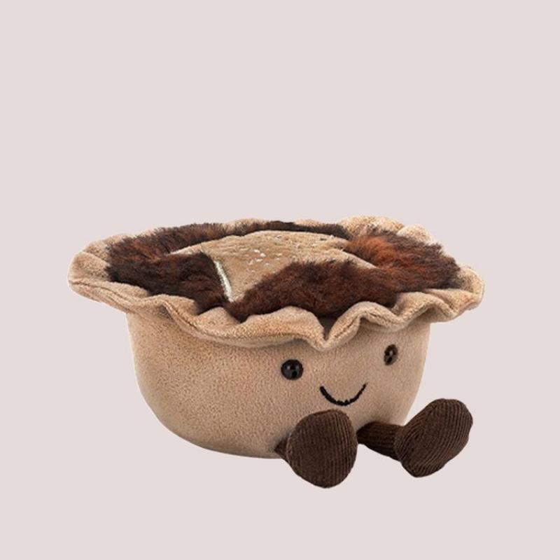 Jellycat Еда Смешной Пирог Кукла-компаньон Плюшевая кукла 8 см высотой