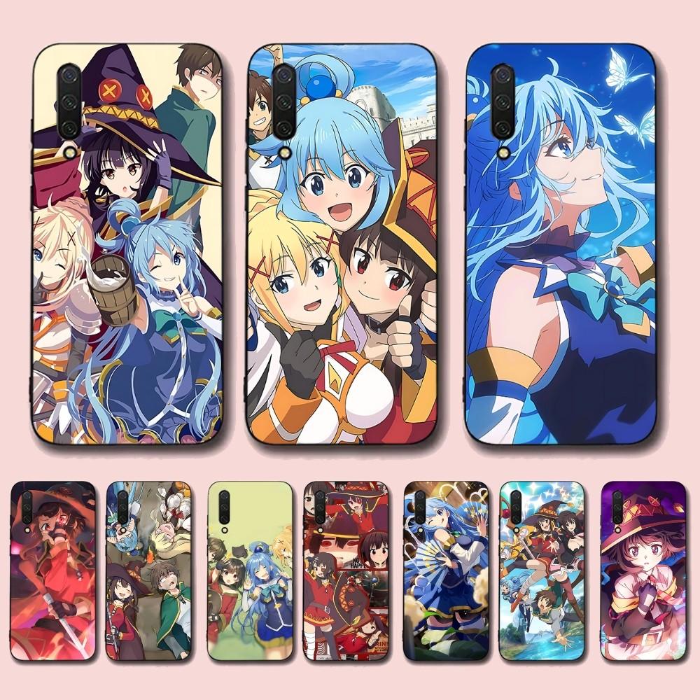 Чехол для телефона Megumin Anime K-KonoSuba для Xiaomi Mi 5X 8 9 10 11 12 Lite Pro 10T PocoX3pro PocoM3 Note 10 Pro Lite