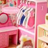 3D Model 3D Room Cardboard Kitchen Room Model Craft Toys Cute 3D Room Model Puzzle Toys  Kids