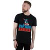 Marvel Mens Captain America Pixelated T-Shirt