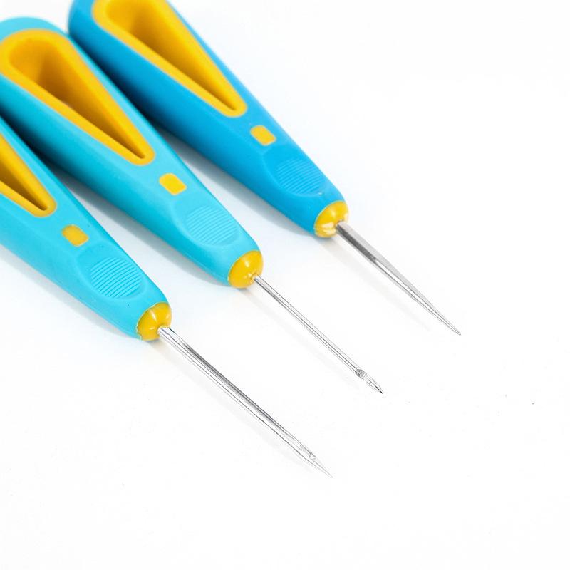 Шило для ремонта кожаной обуви швейный инструмент сапожника DIY ремесло прямая изогнутая и дырокол крючок игла прокалыватель стаб шило швейное