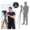 Manfrotto Befree GT PRO Professional Travel Tripod Kit with Fluid Head Leveling Column for Aluminum Screw DSLR Mirrorless Camera Accessories 3-Way