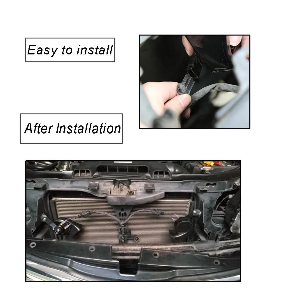 Для Hyundai Solaris 2010 2011 2012 2013 2014 2015 2016 2017 2018 2019 Snail Horn 12V водонепроницаемый двухтональный громкий автоматический гудок