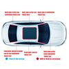 Auto Seal Protector Sticker Rubber Waterproof Window Edge Windshield Roof Sealing Strip Auto Roof Windshield Sealant Protector