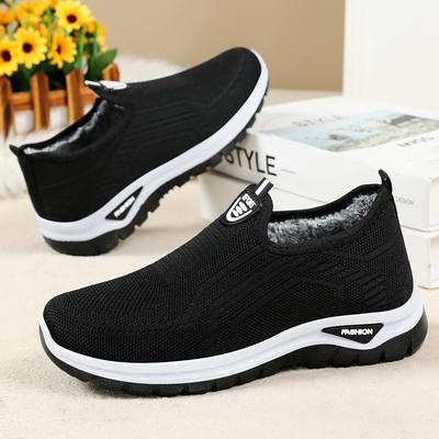 Обувь женская хлопковая обувь новая бархатная утолщенная зимняя обувь на одной педали для мамы универсальные нескользящие сноубутсы