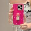 Japanese and Korean Ins Ribbon Ball Ring Buckle Suitable for IPhone16promax Apple 14 Phone Case 13/15