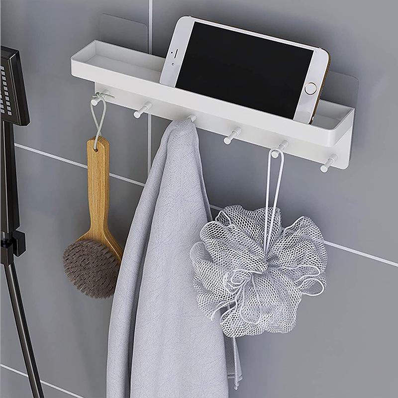 Настенная полка из нержавеющей стали без перфорации для хранения на кухне, в ванной и прихожей