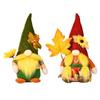 Christmas Gnome Ornaments Maple Leaf Sunflower Faceless Doll Autumn Harvest Season Festival Decor