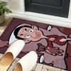 Mr. Bean's Adventure Office Rug Chair Mat, Game Carpet, Suitable for Front Door, Bedroom, Living Room, Desk, Holiday Gift