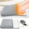 Washable USB Electric Heating Pad Feet Warm Slippers Winter Hand/Foot Warmer For Pregnant Women And Elderly People