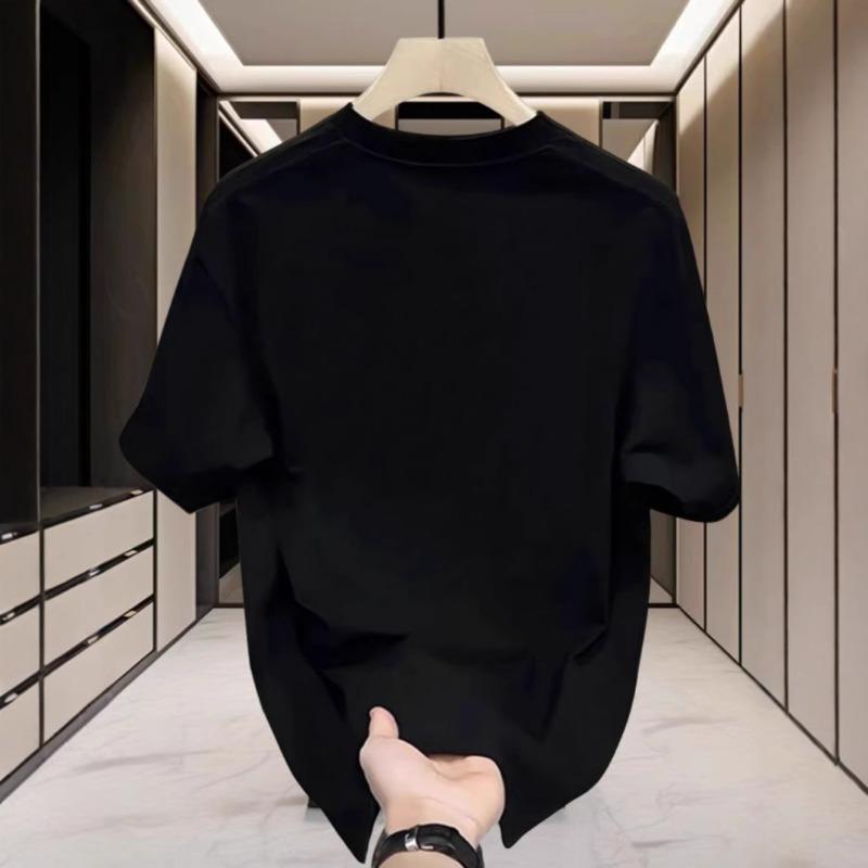 Мужская футболка с коротким рукавом и звездным узором | Повседневная графическая футболка с дизайном в виде точек с градиентом