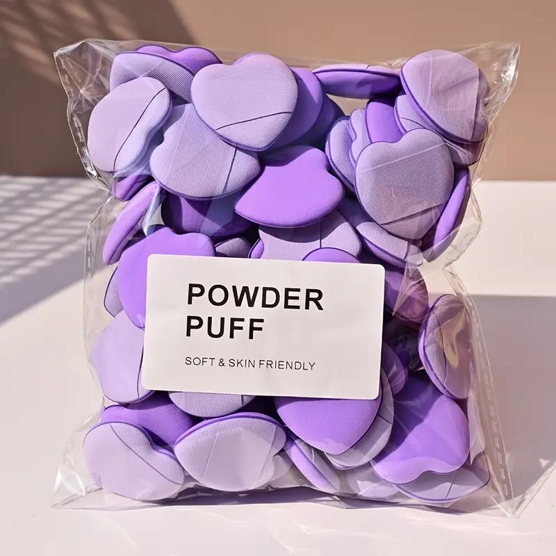 20 шт. Пуховки для пальцев в форме сердца, безлатексный инструмент для макияжа, набор пуховок для пальцев, спонж для воздушной подушки, пуховка для макияжа,