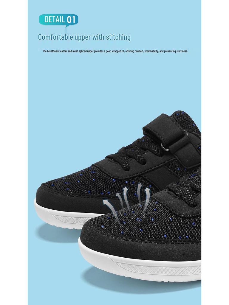 Детские повседневные спортивные кроссовки с широким носком - Низкие, дышащие, для активного отдыха и хайкинга, для мальчиков и девочек