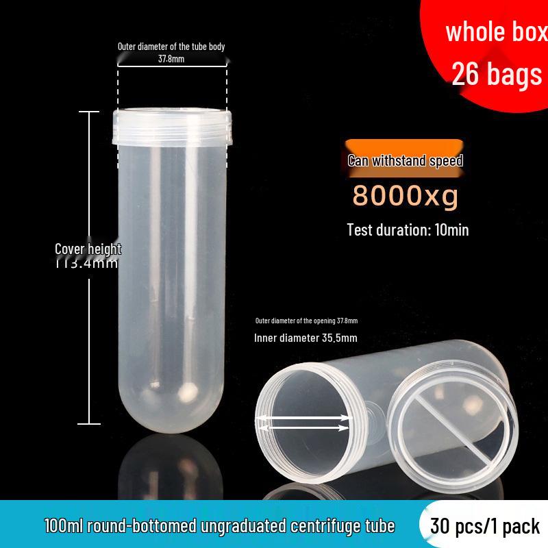 Laboratory Plastic Tubes: PCR, Centrifuge & Seed Bottles in 0.2/1.5/5/10/15/30/50ml