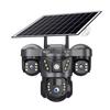 V380 True Triple-Lens Solar 4G Outdoor Waterproof Surveillance Camera