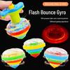 "Kids' Light-Up Bouncing Gyroscope Toy – Fun Hand-Twisted Spinner for Boys and Girls"