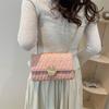 Trendy 2024 Simple Chain Crossbody Bag Chic Quilted Shoulder Bag For Women Fashion