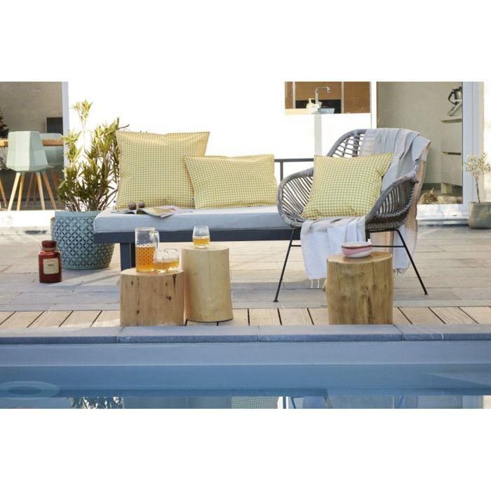 Housse de coussin "Outdoor" toutes dimensions L'effet Papillon - Vickie Soleil - Housse de coussin 40 x 60 cm