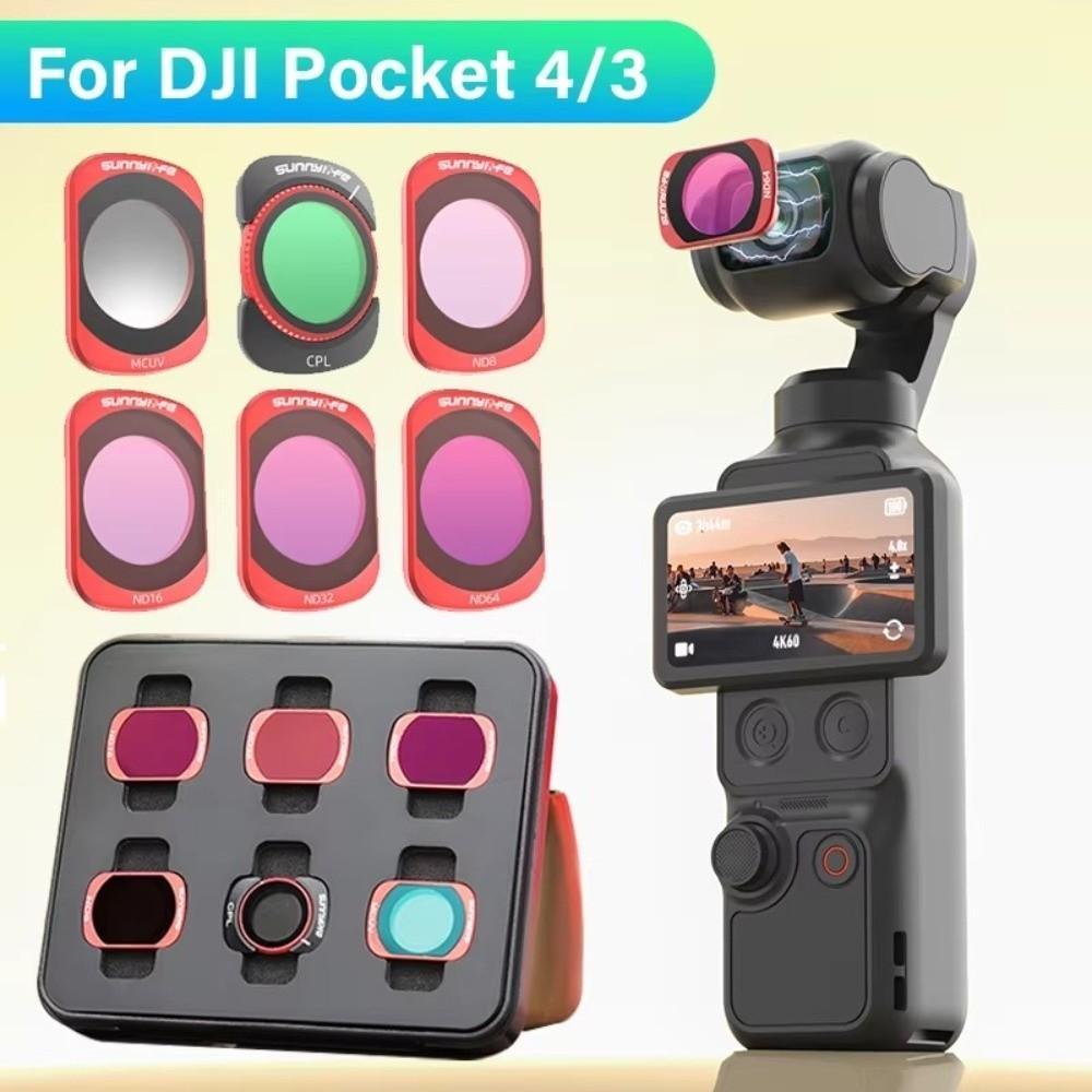 ND8 ND16 ND32 ND64 Filters Kit Lens Protector for DJI Osmo Pocket 4/3 Gimbal Camera Accessories