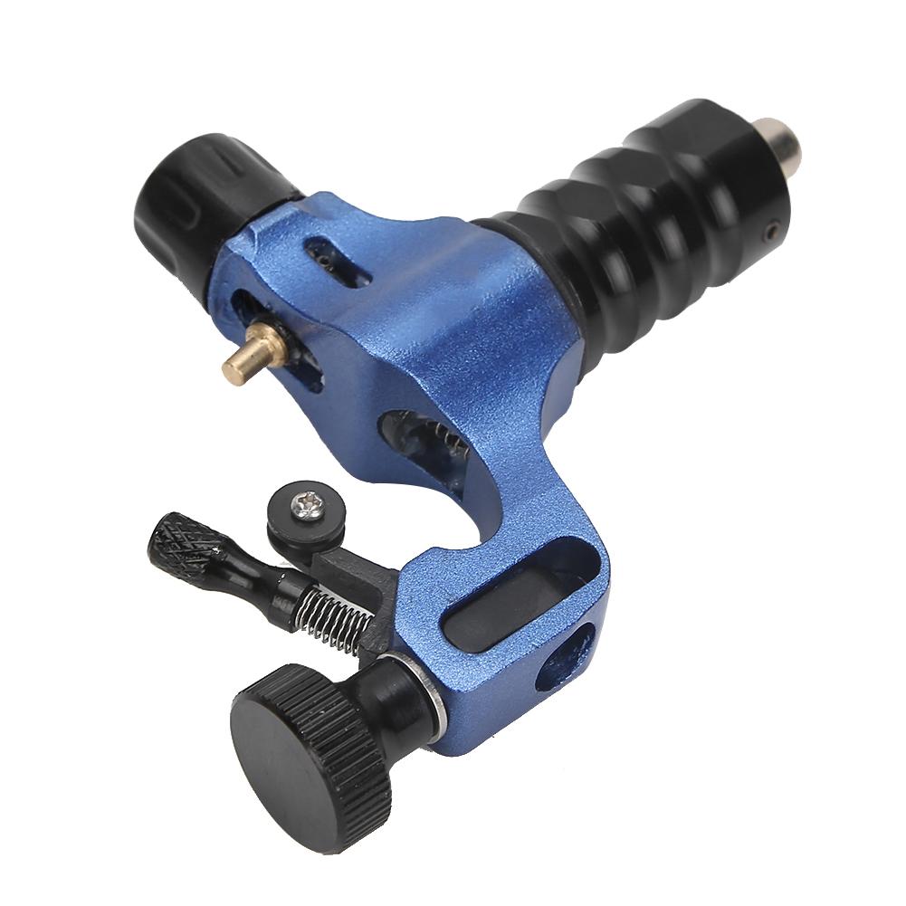 Профессиональная Портативная Мощная Моторная Тату Машинка Лайнер Шейдер Тату Машинка RCA ИнтерфейсСиняя