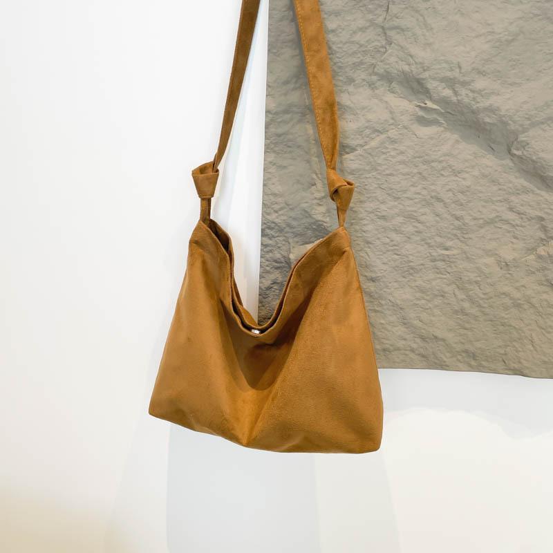 Сезонная матовая замшевая сумка-тоут, большая вместимость, повседневная сумка через плечо, модная, высококачественная женская сумка