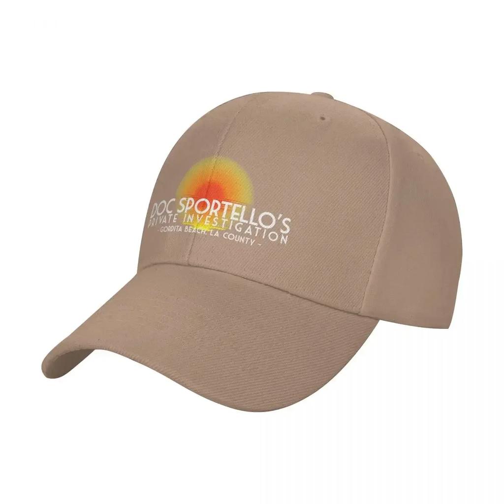 New Doc Sportellos Private Investigations Baseball Cap Hat Unisex For The Sun GentleUnisex Hat fun hats Unisex Golf Wear Womens