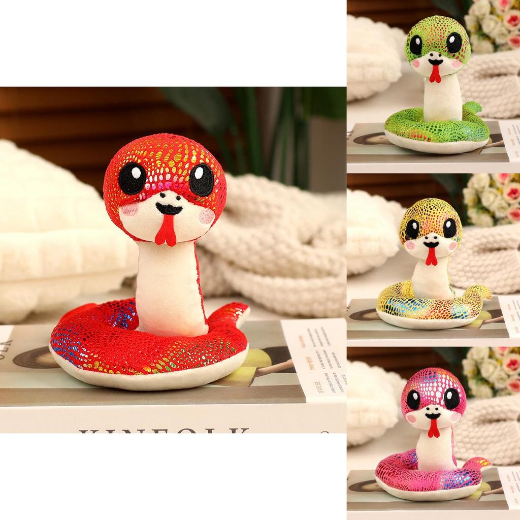 Плюшевая игрушка-змея Python для детей, мягкая плюшевая игрушка из полипропиленового хлопка, идеальный подарок для празднования Нового года