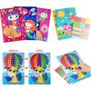 10 Sheet/set DIY Colorful Mosaic Sticker Kid Early Education Toys Cute Cartoon Princess Animal Paint By Star Heart Dot Sticker Girls Boys Puzzle Gifts
