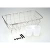 Pearl Metal Resin Dish Drainer Basket with Sliding Sink, Stainless Steel, Simple Ware HW-7332