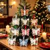 Acrylic Hanging Gift Decoration 2Pcs Butterfly Money Holder Ornaments, Decorative Cash Pendant for Christmas Handy Envelope Alternative Tree