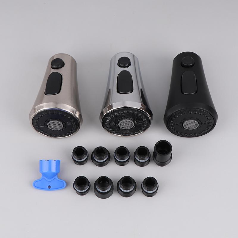 Замена головки кухонного крана, распылитель для смесителя, 9 насадок, водосберегающий душ, ванная комната, раковина, кран для мойки, замена