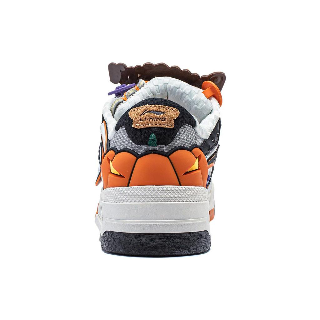 Li Ning Journey V2 Wonderful Night универсальные ретро-кеды для скейтбординга мужские кроссовки Off-White Black Gray AGCT563-2