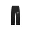 CF Surging Series Casual Solid Color Zipper Straight Loose Knit Sports Pants Men Bottoms Black AYKU617-2