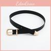 Ретро Шик Женский Ремень Новый Повседневный Ремень Универсальный Простой С Джинсами Ремень Инс Ветер Черный В Наличии