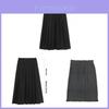Jk Uniform Aline Skirt With Elastic Waist And Pleats For College Style Women