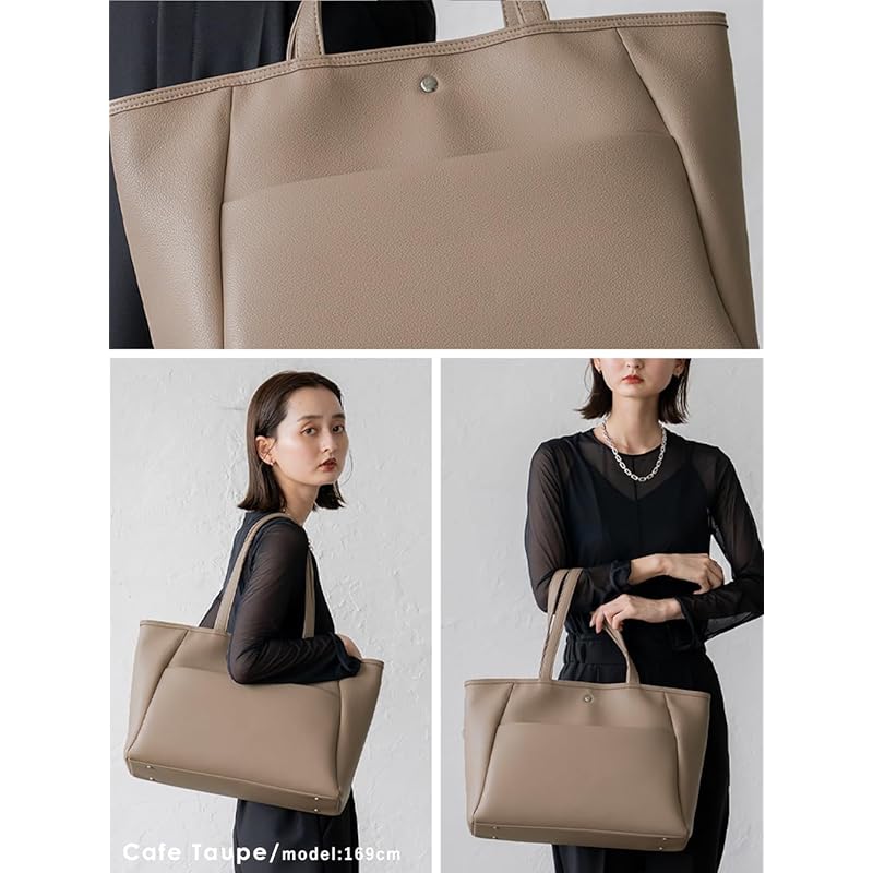 [VITAFELICE] Женская сумка-тоут с 8 карманами Vita Felice inb-10163p (Кафетоп)