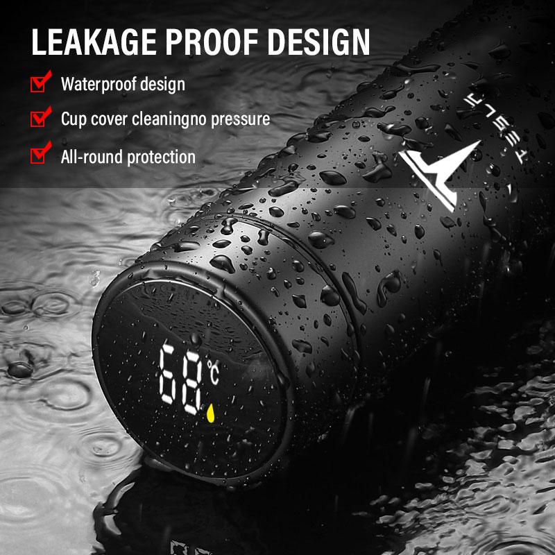 Car Smart Thermos Bottle With Temperature Display Coffee Cup For Tesla Model 3 Model S Model X Y Roadster Performance