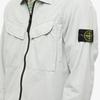 STONE ISLAND FW22 Однотонная куртка-рубашка с двойным карманом, мужская куртка, жемчужно-серая 7715101WN-V0161