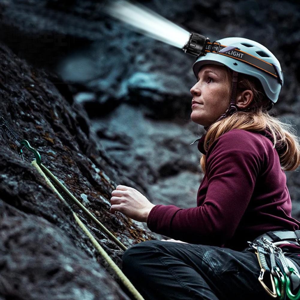 Мощный светодиодный налобный фонарь IPX4 водонепроницаемый аварийный налобный фонарь 250LM XPE светодиодный налобный фонарь 500mAh для рыбалки на открытом воздухе кемпинга походов