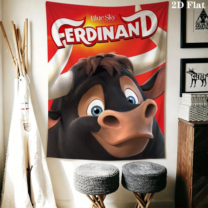 Ferdinand Wall Tapestry Aesthetic Wall Hanging Printed Fabric Blanket Decorative Tapestries for Bedroom Living Room Home Decor