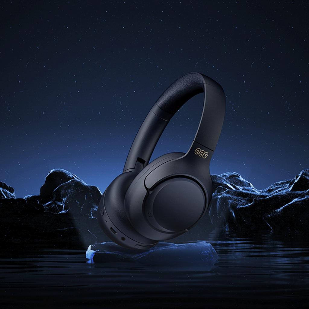 Słuchawki bezprzewodowe nauszne H3 ANC Bluetooth - czarne