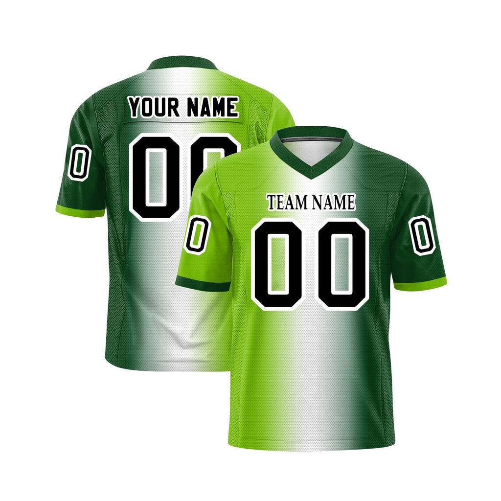 Custom Football Jerseys Personalized Printed Team Name & Number Sports Uniform For Men Women Youth
