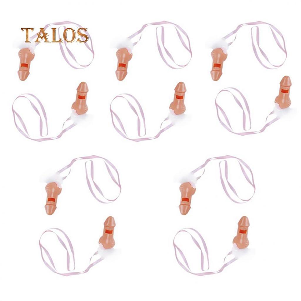 Adult Games Mini Whistle Penis Bachelorette Hen Night Supplies with Neck Lanyard